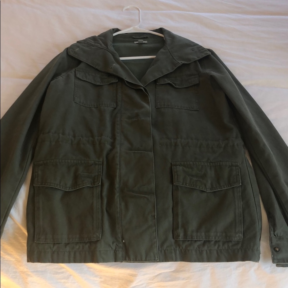 Military green jacket